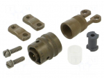 Connector: military | plug | male | PT/451 | 7.5A | 600V | PIN: 2 | straight