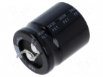 Capacitor: electrolytic | SNAP-IN | 100uF | 400VDC | &Oslash;22x25mm | &plusmn;20%