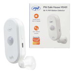 SafeHouse HS401 PIR PIR motion sensor with Wi-Fi, compatible with the Tuya application, 80dB sound alarm, built-in speaker, 5V USB C power supply