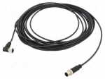 Cable: for sensors/automation | M12 | PIN: 4 | unshielded | plug | PUR