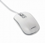 Computer mouse Gembird  MOUSE USB OPTICAL WHITE/SILVER/MUS-4B-06-WS