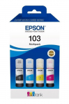 Original Ink bulk in a bottle CMYK Epson 103 (T00S6, C13T00S64A)