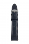 Leather strap Zeppelin navy blue 22 mm