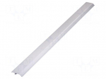 Profiles for LED modules | white | 1m | SKIRT10 | aluminium