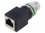 Connector: RJ45 | socket | PIN: 8 | EPIC&reg; | straight | screw | Gland: M12
