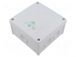 Enclosure: junction box | X: 127mm | Y: 127mm | Z: 70mm | IP66 | grey | ABOX