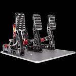 SIMAGIC Crimson Edition, Hydraulic Tri-pedal Set, 100kg Loadcell, Standard Throttle Plate. S309
