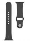 Strap Tactical Apple Watch 42/44/45mm Silicone Strap Black