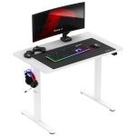 Huzaro Hero 7.9 Electric Gaming Desk, White