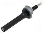 Test probe | 20A | black | banana 4mm socket