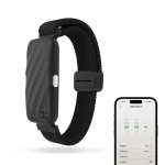 Homedics SS-WB100BK-WW WakeBand, Your Silent Alarm, Black