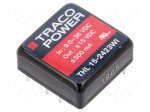 Converter: DC/DC | 15W | Uin: 9&divide;36V | Uout: 15VDC | Uout2: -15VDC | 1"x1"