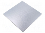 Decorative panel | metal | aluminium | 170x170x10mm