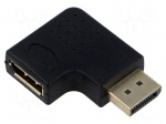 Adapter | DisplayPort socket,DisplayPort plug 90&deg; left/right