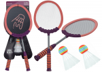 M&auml;nguala | PC | Konsoolid | Tarvikud // M&auml;nguasjad ja m&auml;ngud lastele // Zestaw 2 Rakietek Do Gry W Badmintona Paletki 2 Lotki Badminton R&oacute;żowy