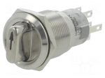 Switch: rotary | Pos: 3 | DP4T | 0.5A/220VAC | 1A/24VDC | -20&divide;55&deg;C | 50m&Omega;
