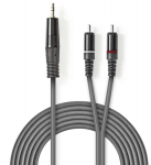 Cable Nedis AUX 3.5mm - 2x RCA 1.5m