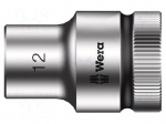 Socket: 6-angles | socket spanner | HEX 12mm | 1/2" | Zyklop
