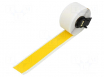 Tape | 25.4mm | 15.24m | yellow | self-adhesive | -40&divide;82&deg;C