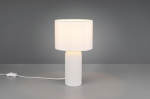 Trio Blair table lamp 36 cm E27 matt white gaismeklis R51811931 4017807654387