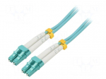Fiber patch cord | OM3 | LC/UPC,both sides | 7.5m | 50/125um | LSZH