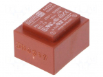 Transformer: encapsulated | 1VA | 230VAC | 18V | 56mA | Mounting: PCB