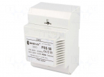 Transformer: mains | 50VA | 230VAC | 230V | IP30 | Mounting: DIN | 1.1kg