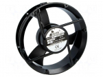 Fan: AC | axial | 230VAC | &Oslash;223x60mm | 660m3/h | 57dBA | ball bearing