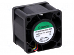 Fan: DC | axial | 12VDC | 36x36x28mm | 38.74m3/h | 61.9dBA | ball bearing