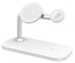 RealPower ChargeAIR Mag Headphones, Smartphone, Smartwatch White USB Wireless charging Indoor