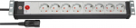 Brennenstuhl 1156057128 power extension 3 m 8 AC outlet(s) Indoor Black