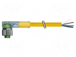 Cable: for sensors/automation | PIN: 4 | M12 female | angled | 10m