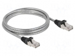 Patch cord | U/FTP | Cat 6a | RJ45 plug,both sides | Cu | 2m | LSZH