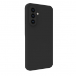 Back panel cover Evelatus Samsung Galaxy A57 Premium Magnetic Soft Touch Silicone Case Black