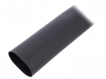 Heat shrink sleeve | glued | 3: 1 | 40mm | L: 1.2m | black | polyolefine