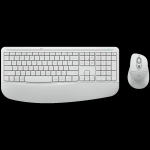 LOGITECH Signature Comfort Plus MK880 Wireless Combo - OFF-WHITE - US INT'L - BT - INTNL - 973