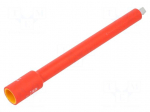 Extension | socket spanner | 1/4" | insulated | 150mm
