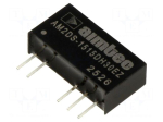Converter: DC/DC | 2W | Uin: 13.5&divide;16.5VDC | Uout: -15VDC | Uout2: 15VDC