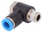 Push-in fitting | threaded,angled 90&deg; | R 1/8" | outside
