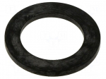 Gasket | NBR caoutchouc | Thk: 1.5mm | &Oslash;int: 72.5mm | M75 | black
