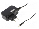 Power supply: switched-mode | volatage source | 12VDC | 2A | 24W