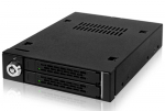 IcyDock MB992SK-B black 2.5 Cala - Dual-Bay 2.5 Cala SATA 6GBit/s