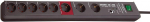 Brennenstuhl Secure-Tec 8-Way Power Strip, Grey