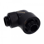 Alphacool Eiszapfen 90&deg; hose fitting 1/4" on 16/10mm, black - 17236