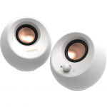 Creative Pebble V3, PC speakers (white, Bluetooth, USB-C, jack)