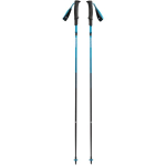 Black Diamond Trekking Poles Distance Carbon Z (anthracite/blue, 1 pair, 125 cm)