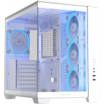 ASUS A32 PLUS ARGB, Tower Case White, Tempered Glass x 2