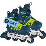 Hudora Inline Skates Comfort Size 29-34 (blue/yellow)