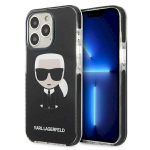 Karl Lagerfeld KLHCP13LTPEIKK Iconik Karl hardcase for iPhone 13 Pro / 13 6.1" / black