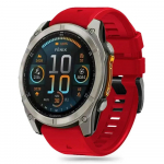 Tech-Protect Silicone Line viedpulksteņa siksniņa priek&scaron; Garmin Fenix 5X/5X Plus/6X/6X Pro/7X/8 (51 mm) | silikons | sarkana